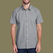 Men's Microcheck Gingham Cotton Shirt