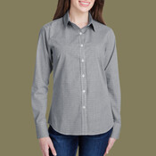 Women's Microcheck Gingham Cotton Shirt