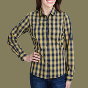 Women's Mulligan Check Cotton Dress Shirt