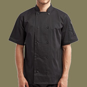 Unisex Short Sleeve Recycled Chef Coat