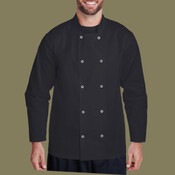 Unisex Ten Studded Front Chef Coat