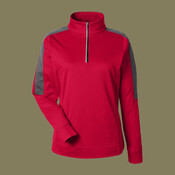 Women's Market Snag Protect Mesh Colorblock Quarter-Zip Pullover