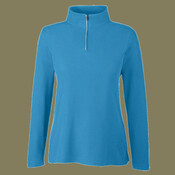 Women's Fusion ChromaSoft™ Pique Quarter-Zip Pullover