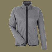 Women's Venture Heathered Stripe Full-Zip Jacket