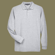 Men's Pima Piqué Long Sleeve Polo
