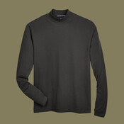 Unisex Sueded Jersey Mock Neck T-Shirt