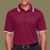 Men's CrownLux Performance® Plaited Tipped Polo