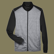 Men's Newbury Colorblock Mélange Fleece Full-Zip jacket