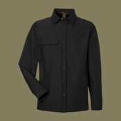 Unisex Flex Twill Overshirt Jacket