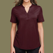 Women's JAQ Snap-Up Stretch Performance Polo