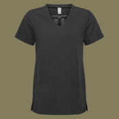 Women's Invincible V-Neck Stretch Scrub Top