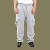 Unisex Fleece Cargo Pocket Sweatpants