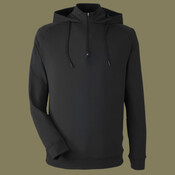Unisex Vandyke Quarter-Zip Hooded Pullover