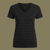 Women's Invisible Stripe V-Neck T-Shirt
