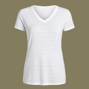 Women's Invisible Stripe V-Neck T-Shirt