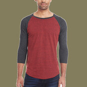 Unisex Triblend Three-Quarter Sleeve Raglan T-Shirt