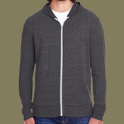 Unisex Triblend Full-Zip Lightweight Hooded Sweatshirt