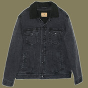 Unisex Sherpa-Lined Denim Jacket