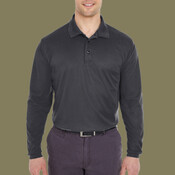 Men's Cool & Dry Long Sleeve Mesh Piqué Polo