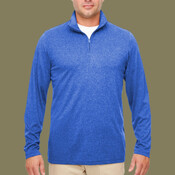 Men's Cool & Dry Heathered Performance Quarter-Zip Pullover