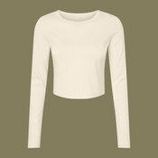 Women's Micro Rib Long Sleeve Baby Tee