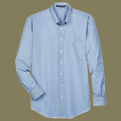 Men's Crown Collection® Banker Stripe Woven Dress Shirt