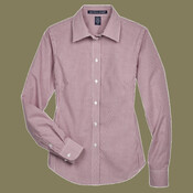Women's Crown Collection® Gingham Check Woven Dress Shirt