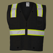 Unisex EV Series® Enhanced Visibility Multi-Pocket Mesh Vest