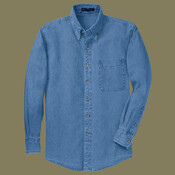 Tall Long Sleeve Denim Shirt