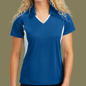 Women's Side Blocked Micropique Sport Wick ® Polo
