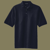 Tall Heavyweight Cotton Pique Polo