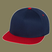 Five-Panel Cotton Twill Snapback Cap