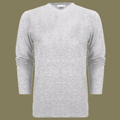 Unisex Long Sleeve V-Neck Tee