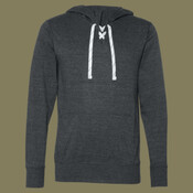 Unisex Jersey Sport Lace Hooded Pullover