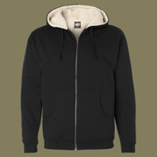 Men's Sherpa-Lined Full-Zip Hooded Sweatshirt