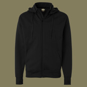 Unisex Poly-Tech Full-Zip Hooded Sweatshirt