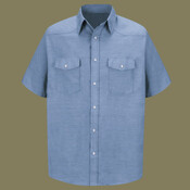 Men's Deluxe Western Style Short Sleeve Shirt