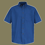 Men's Poplin Short Sleeve Dress Shirt