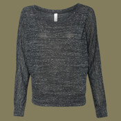 Women’s Flowy Off Shoulder Long Sleeve Tee