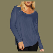 Women’s Flowy 2x1 Ribbed Long Sleeve Tee