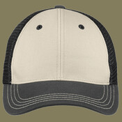 Tri Tone Mesh Back Cap