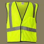 Unisex Economy Single Pocket Hook-and-Loop Mesh Vest