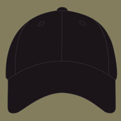 Solid Crown with Camo Bill Cap