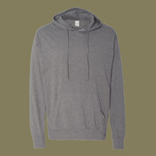Unisex Lightweight Hooded Pullover T-Shirt