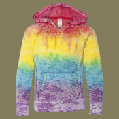 Girls’ Courtney Burnout V-Notch Hooded Sweatshirt