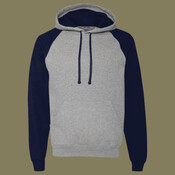 Unisex Nublend® Colorblocked Raglan Hooded Sweatshirt