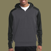 Tech Fleece Colorblock 1/4 Zip Hooded Sweatshirt