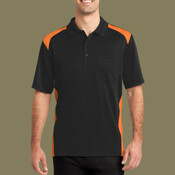Select Snag Proof Two Way Colorblock Pocket Polo