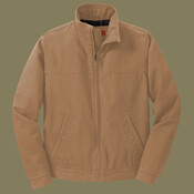 Washed Duck Cloth Flannel Lined Work Jacket