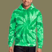 Tie Dye Pullover Hooded Sweatshirt